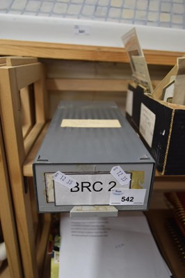 Lot 542 - CABINET CONTAINING 35MM FILM SLIDES