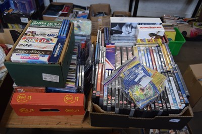 Lot 601 - TWO BOXES OF MIXED DVDS