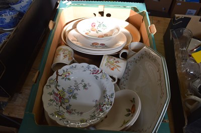 Lot 603 - ONE BOX VARIOUS DINNER AND KITCHEN WARES TO...