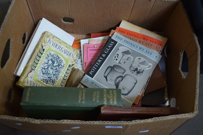 Lot 609 - ONE BOX VARIOUS BOOKS, 'THE THINGS WE SEE'...