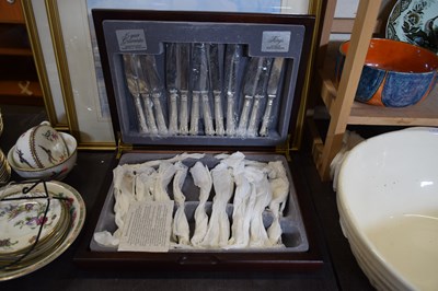 Lot 651 - MODERN CANTEEN OF SILVER PLATED CUTLERY