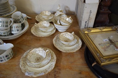 Lot 657 - COLLECTION OF 19TH CENTURY STAFFORDSHIRE GILT...