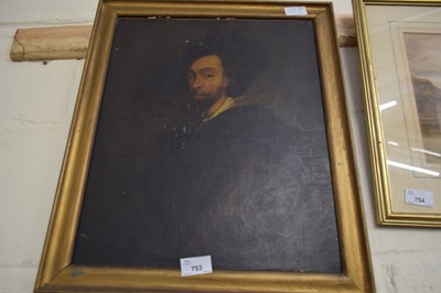 Lot 753 - Portrait of a Young Gentleman. Oil on canvas....