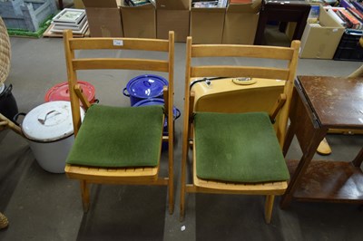 Lot 778 - PAIR OF FOLDING CHAIRS