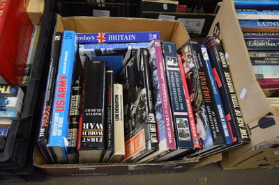 Lot 821 - BOX OF BOOKS - WAR AND MILITARY INTEREST