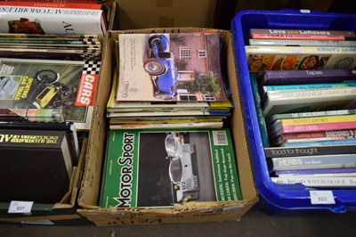 Lot 832 - ONE BOX OF MOTORSPORT AND OTHER MOTORING...