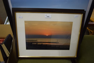 Lot 839 - FOUR FRAMED PHOTOGRAPHIC PRINTS - VIEWS OF...
