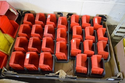 Lot 874 - LARGE BOX OF GREY AND RED WORKSHOP TIDY TRAYS