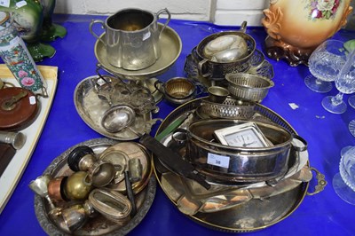 Lot 38 - COLLECTION VARIOUS SILVER PLATED WARES