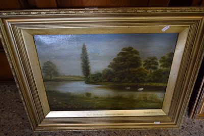 Lot 305 - HENRY HOWES, 'ABOVE THE BRIDGE, SONNING OH...