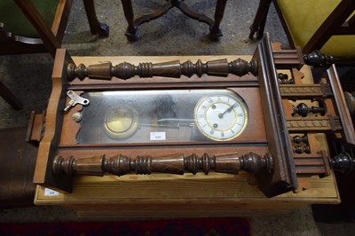 Lot 339 - LATE 19TH CENTURY VIENNA WALL CLOCK IN...