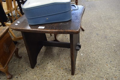Lot 364 - SMALL ELM TOPPED OCCASIONAL TABLE