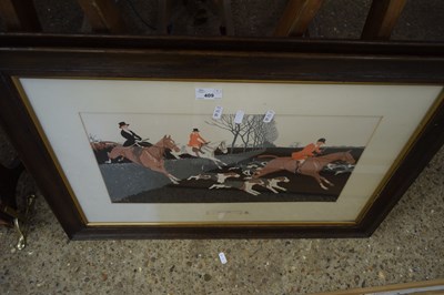 Lot 409 - TWO HUNTING PRINTS AFTER CASTLE 'THE LOST...