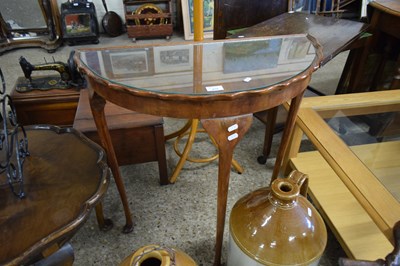 Lot 419 - DEMI LUNE HALL TABLE