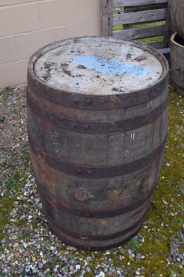 Lot 11 - Full whisky barrel, 88cm high