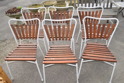 Lot 33 - Set of six garden chairs
