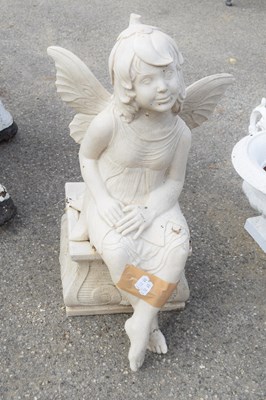 Lot 64 - Ornamental resin pixie statue, height 50cm