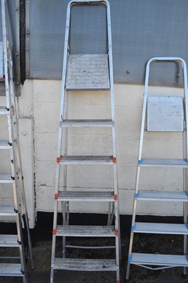 Lot 116 - Five rung step ladder