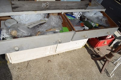 Lot 154 - Garage/workshop storage unit with large...