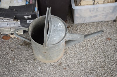 Lot 157 - Two gallon galvanised watering can
