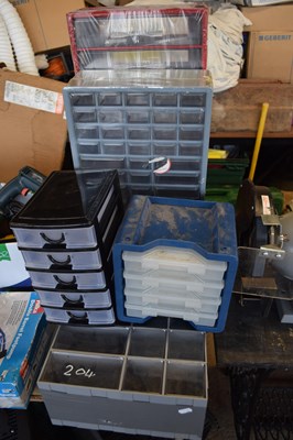 Lot 204 - Quantity of workshop storage boxes