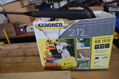 Lot 212 - Karcher portable pressure washer
