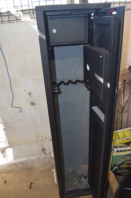 Lot 230 - Lock away gun safe with keys