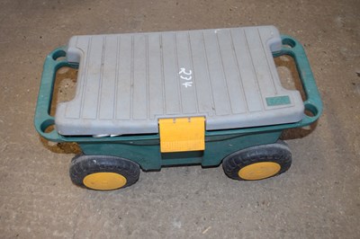 Lot 234 - Portable garden trolley with hose attachment etc