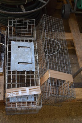 Lot 262 - Pair of rat traps