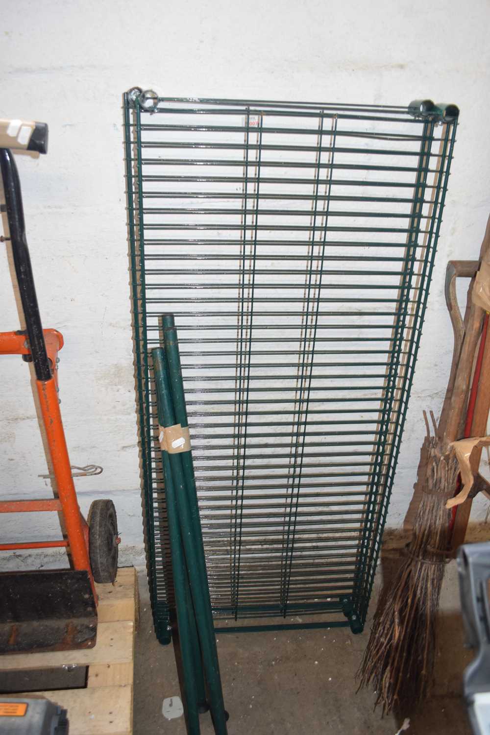 Lot 289 - Greenhouse shelving units