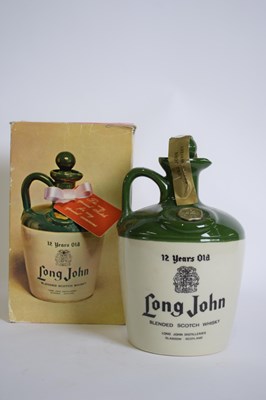 Lot 131 - Long John 12 yr old whisky flagon (boxed), 1...