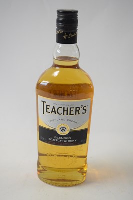 Lot 52 - One bottle Teachers Highland Cream blended...