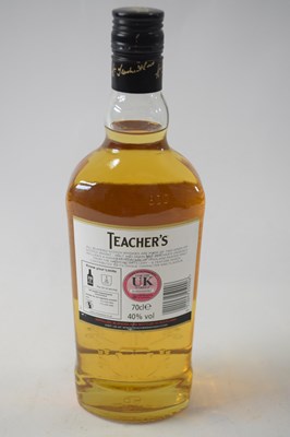 Lot 52 - One bottle Teachers Highland Cream blended...