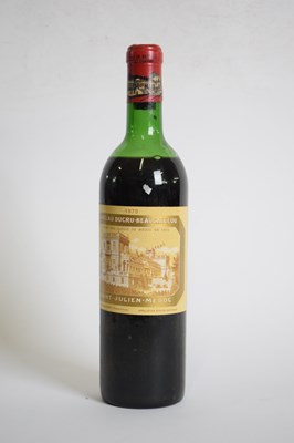 Lot 153 - One bottle Chateau Ducru Beaucaillou 1970