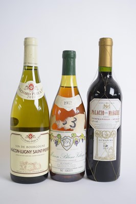 Lot 175 - Mixed Lot: Three bottles Placio del Marques...