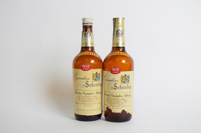 Lot 85 - Two bottles Canadian Schenley Selected whiskey,...