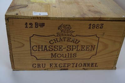 Lot 5 - Twelve bottles Chateau Chasse-Spleen Moulis...