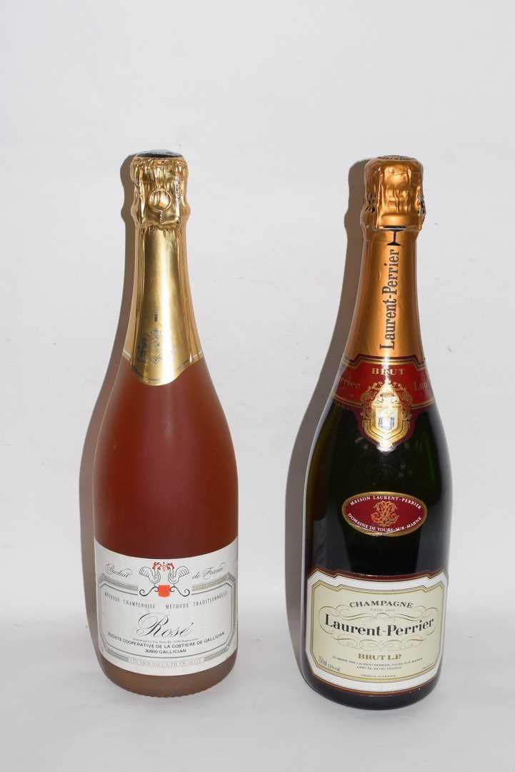 Lot 35 - 1 bt NV Laurent Perrier Champagne; t/w1 bt NV...