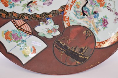 Lot 30 - Japanese Porcelain Charger Meiji Period