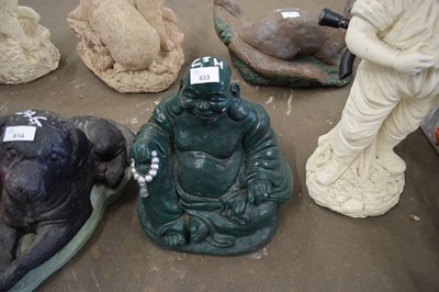 Lot 833 - Buddha garden ornament, height approx 30cm