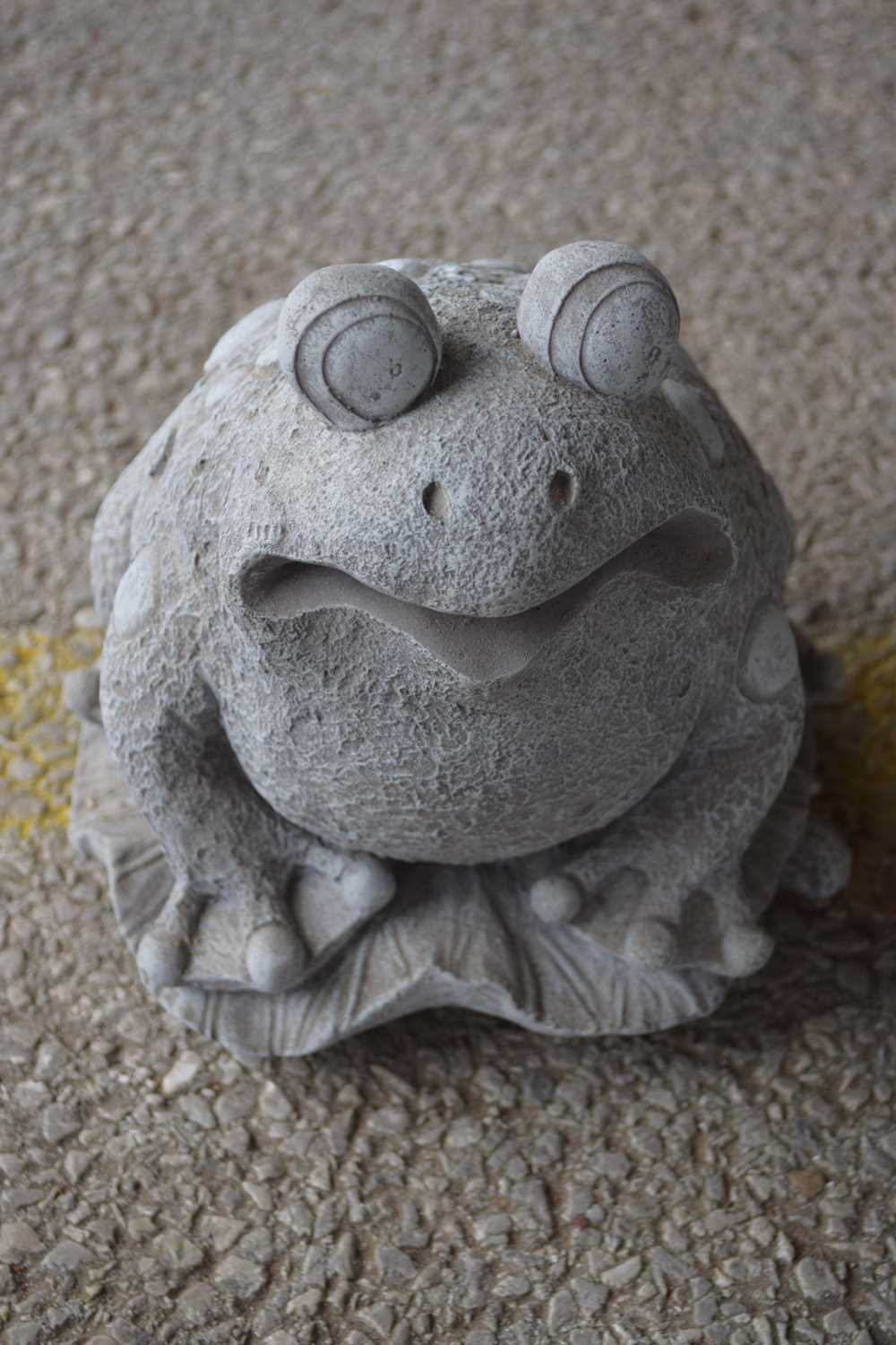 Lot 28 - Composite model of a frog, height approx 24cm