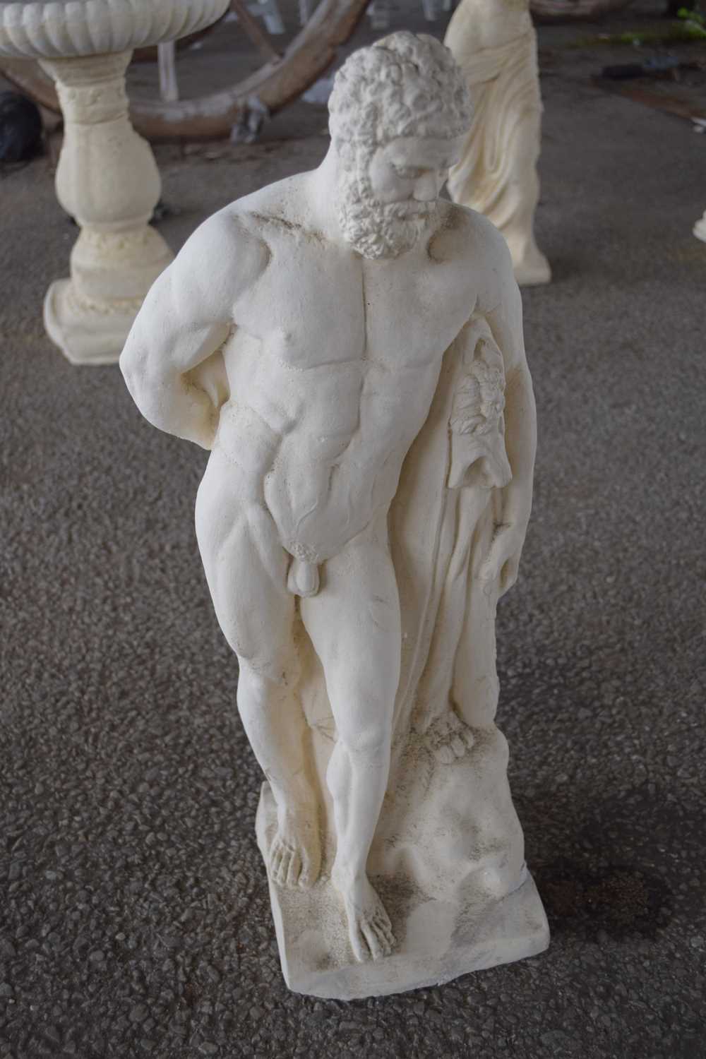 Lot 29 - Composite garden statue of a Greek figure,...