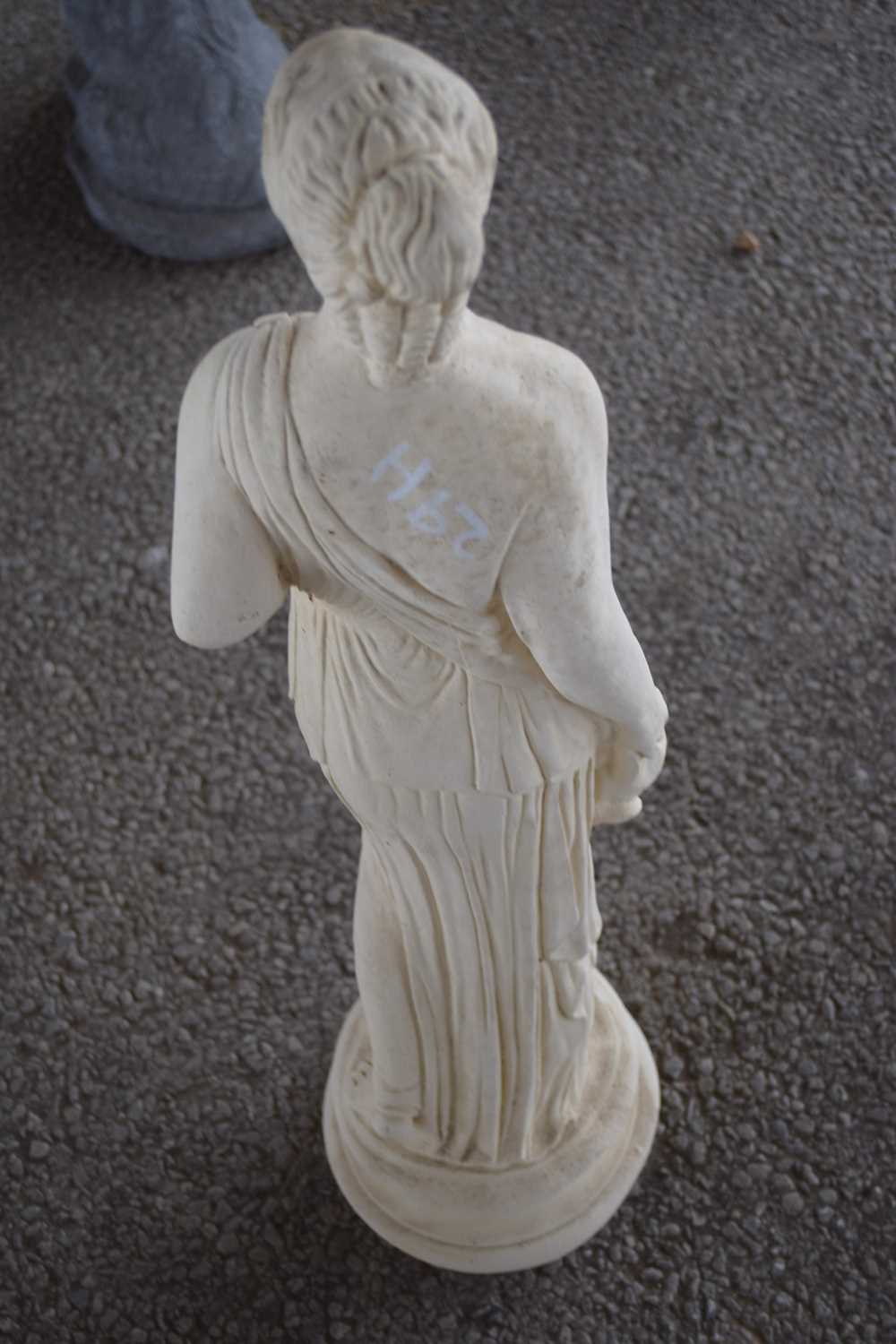 Lot 29 - Composite statue of a female, height approx 68cm