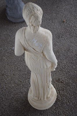 Lot 29h - Composite statue of a female, height approx 68cm