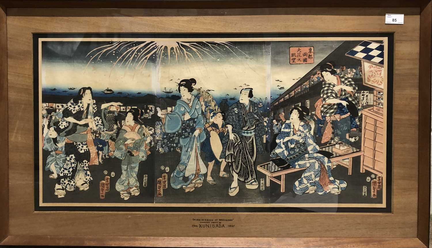 Lot 85 - Utagawa Kunisada (Japanese, 19th Century),...