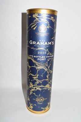 Lot 47 - 1 bt 2015 Grahams Vintage Port (in gift tube