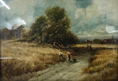 Lot 23 - British School, 19th Century, Landscape with...