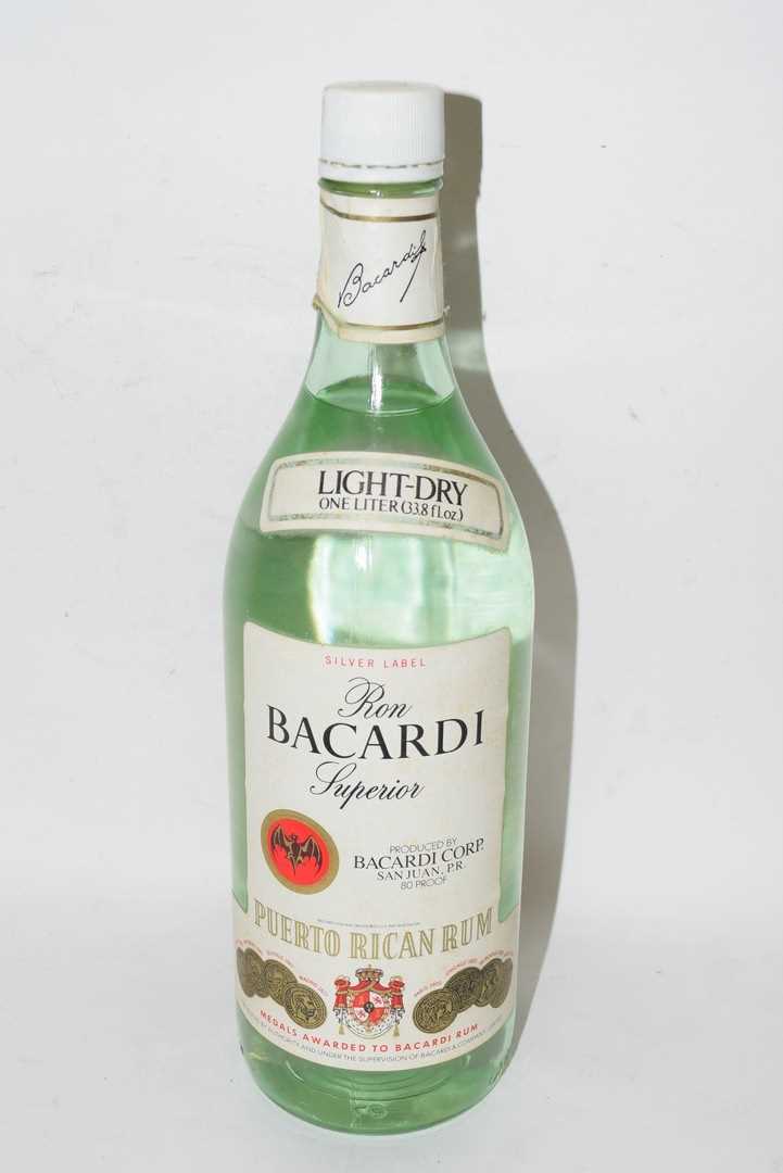 Lot 78 - 1 litre Bacardi - 80° proof, 33.8 fl oz