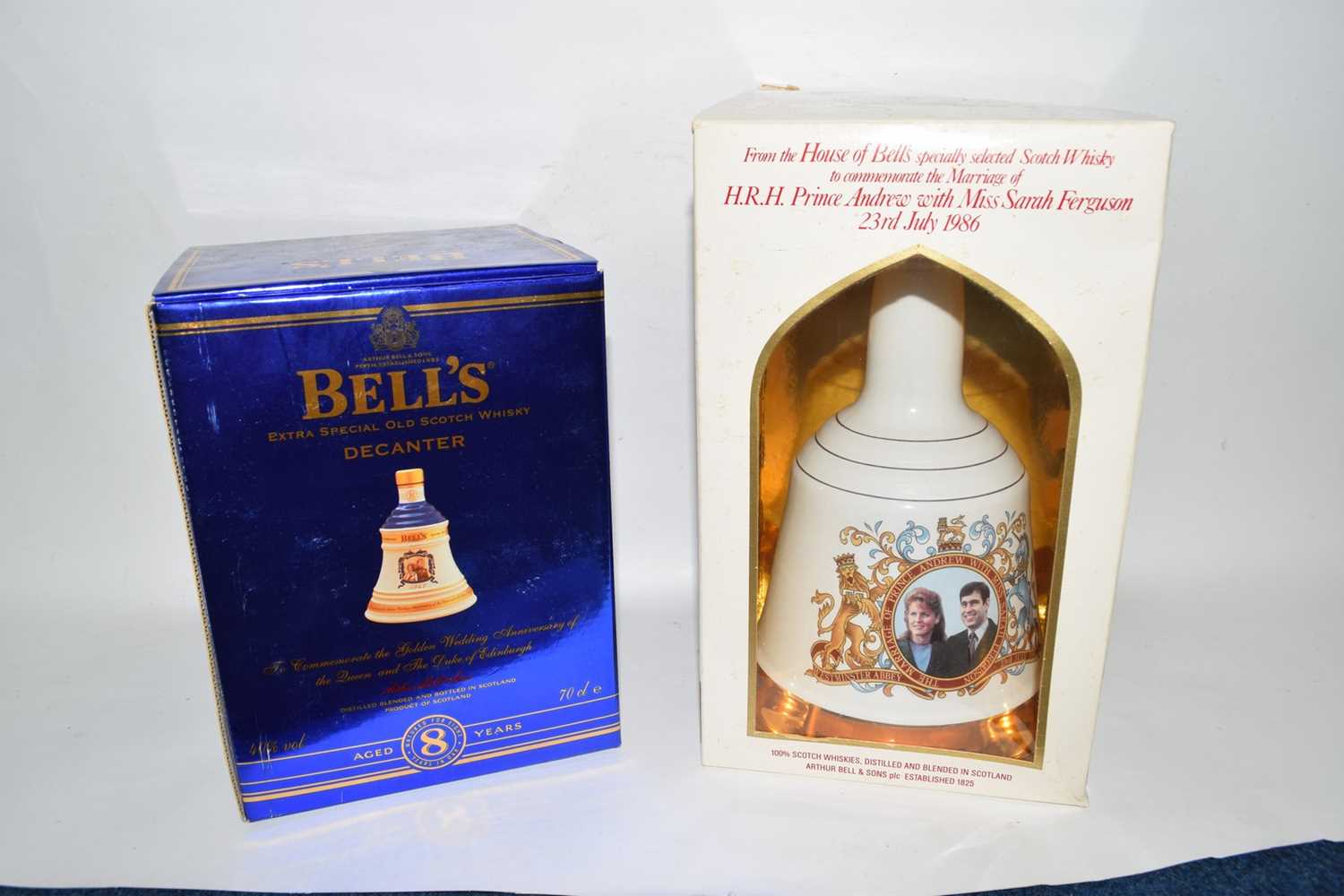 Lot 82 - Two collectable Bells Whisky Decanters, by...