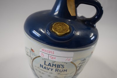 Lot 88 - Lambs Navy Rum ceramic flagon to celebrate the...